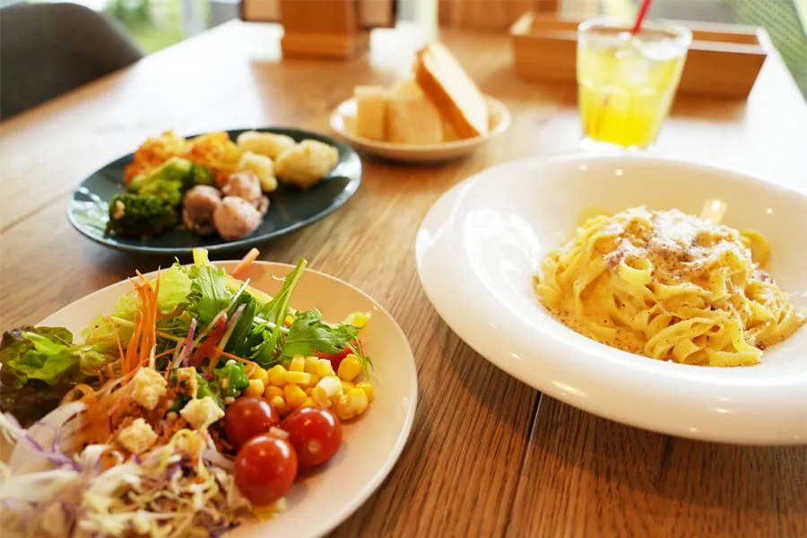 ヒーリングフォレストカフェのビュッフェランチ