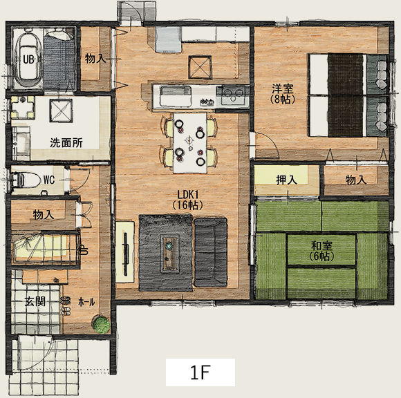 1F