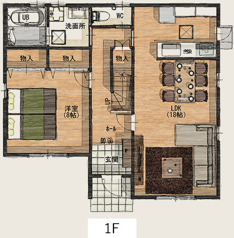 1F
