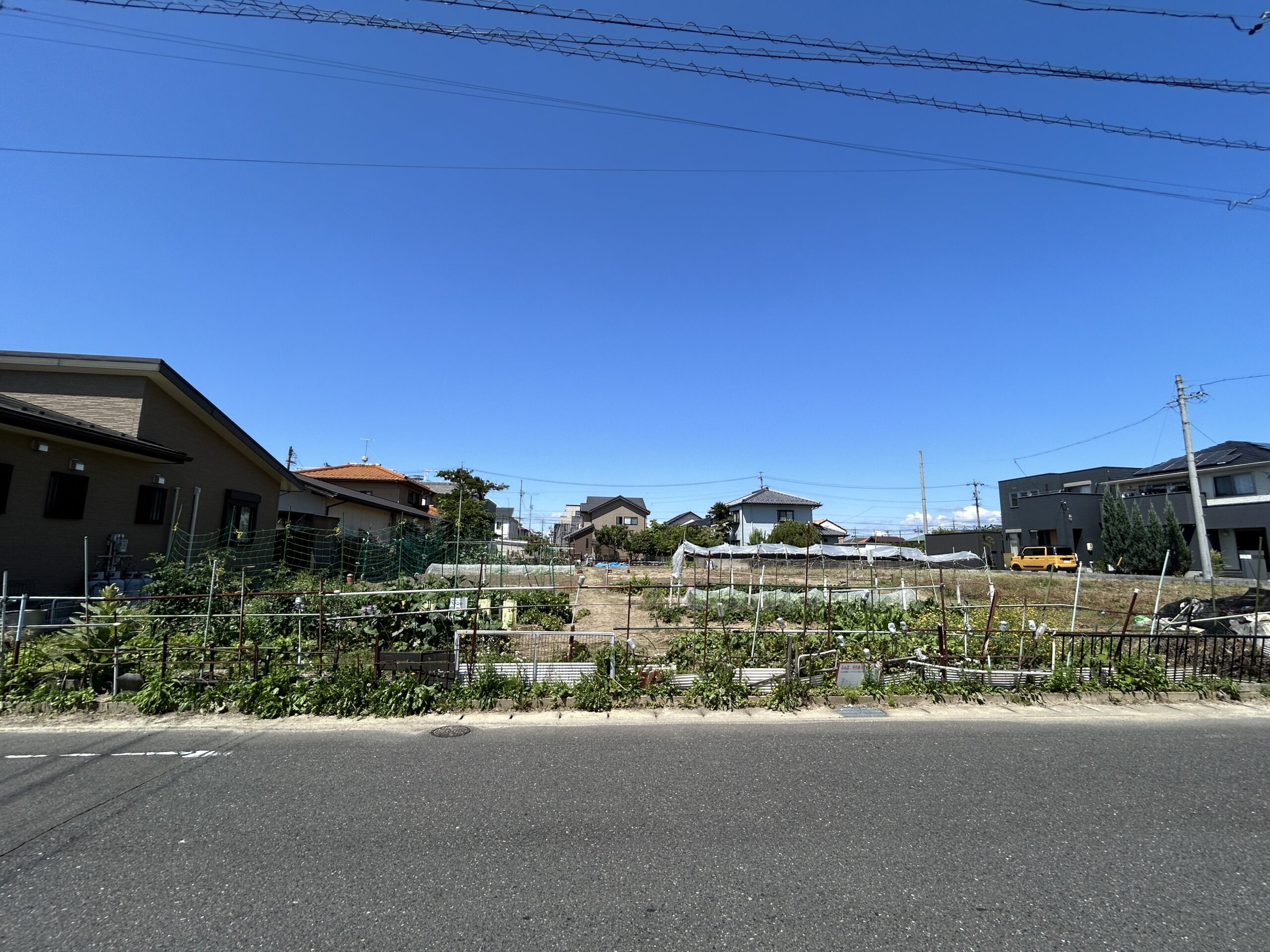 年末に今伊勢町本神戸に５区画分譲地を販売いたします。