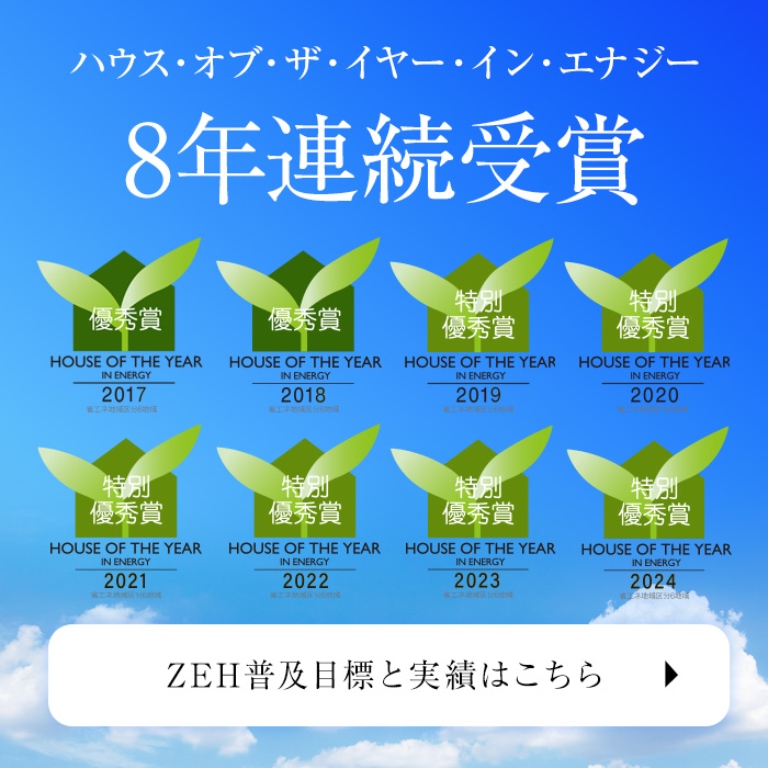 ハウスオブザイヤーインエナジー8年連続受賞