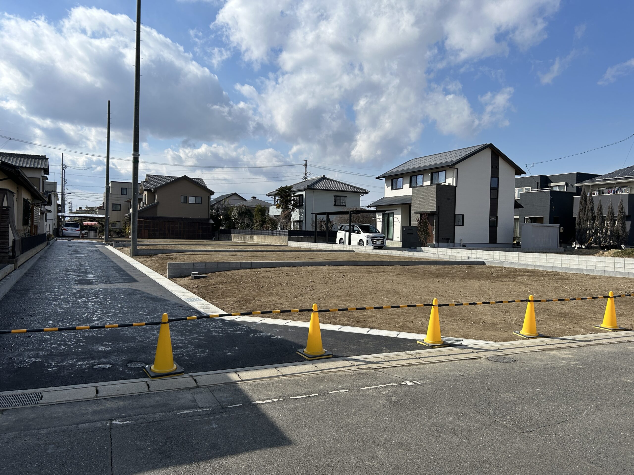 今伊勢Ⅱ分譲地完成しました